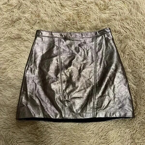 Abercrombie leather skirt